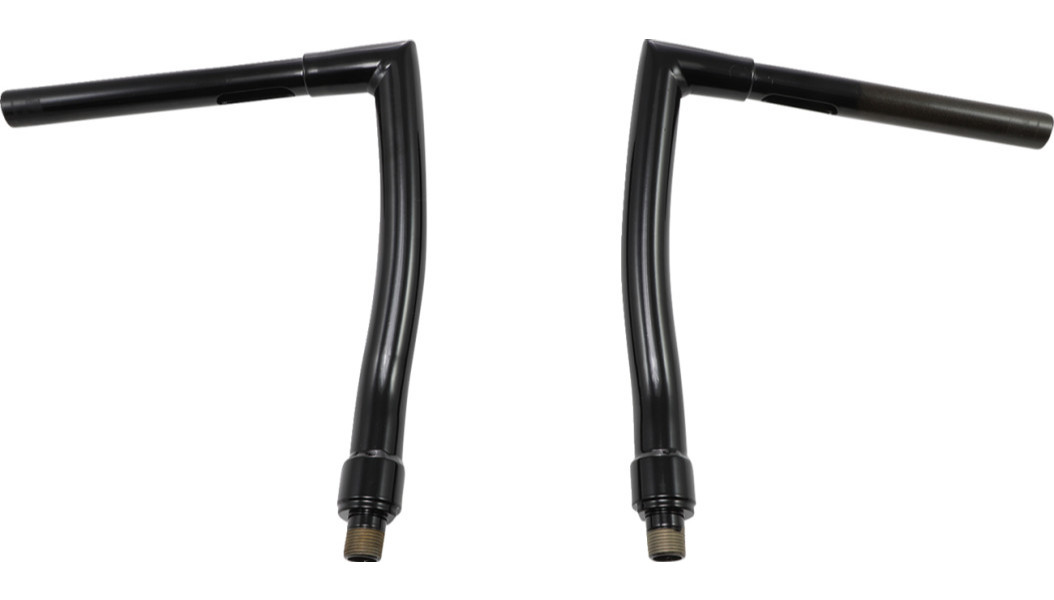 🔥TODD’S CYCLE 1-1/4″ Strip Handlebar – FXS – 12″ Rise – OEM Top Tree – Black🔥