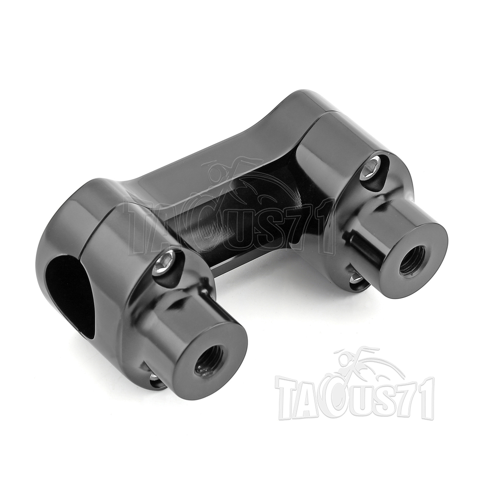 2″ Risers 1-1/4″ Handlebar Clamp For Harley Touring Road Glide King CVO Special