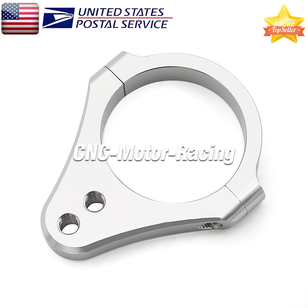 35mm-54mm 1pcs Universal CNC Steering Damper Brace Bracket Fork Clamp Mount USA