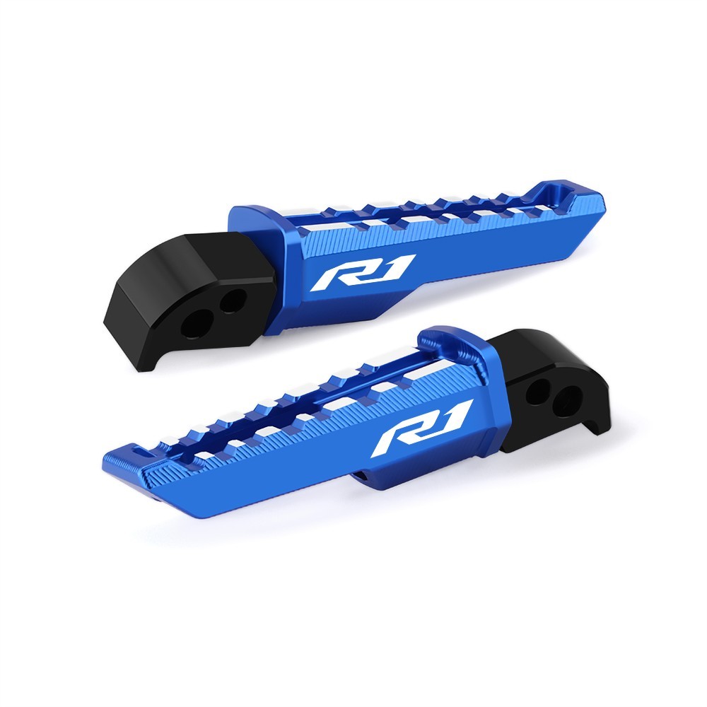 Rear Foot Pegs Passenger Footrest Pedals Footpegs For Yamaha YZF R1 2020-2026