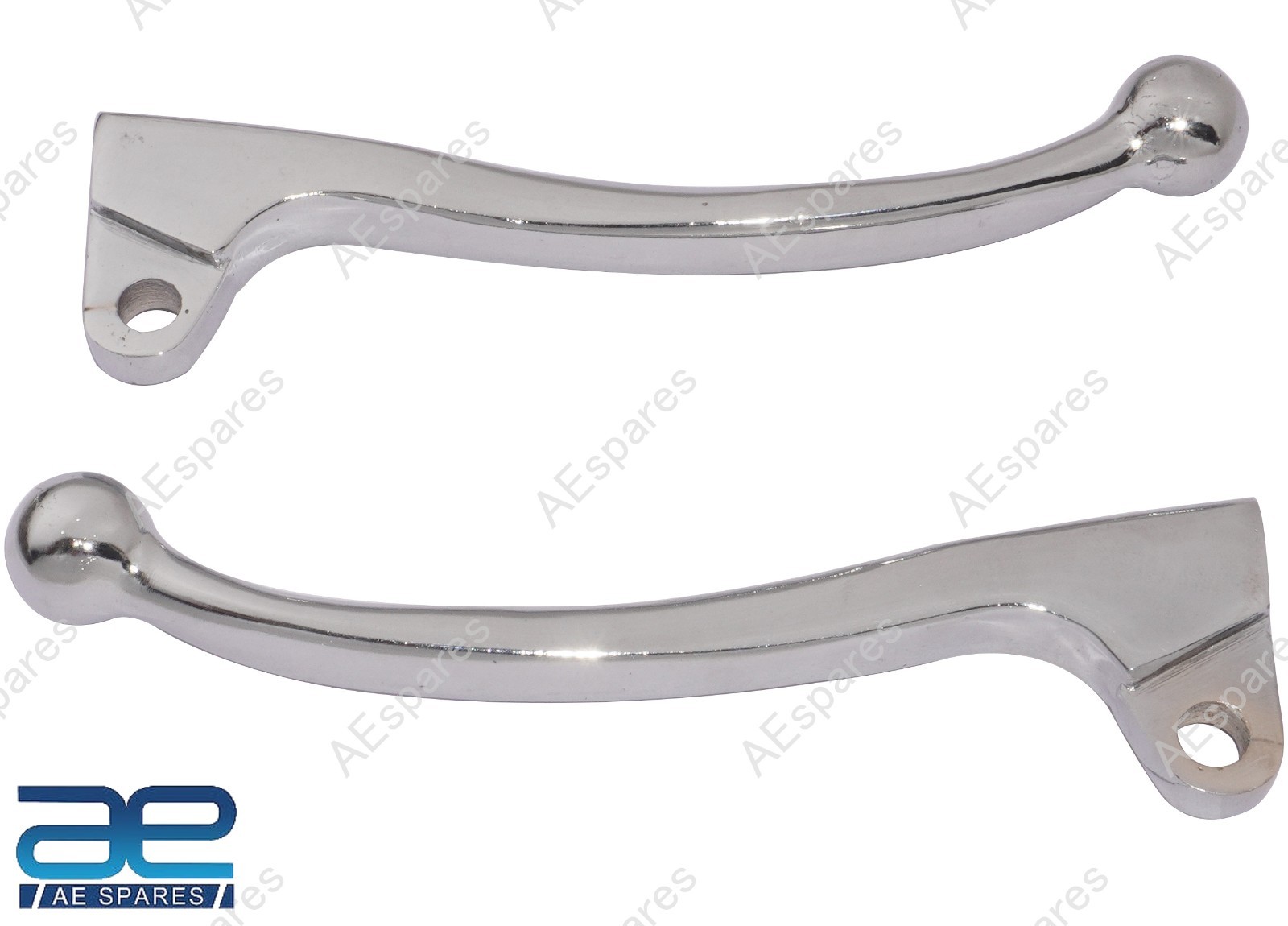 Clutch & Brake Lever Set Aluminium Chrome Plated Fits For Triumph T120 T140 ECs