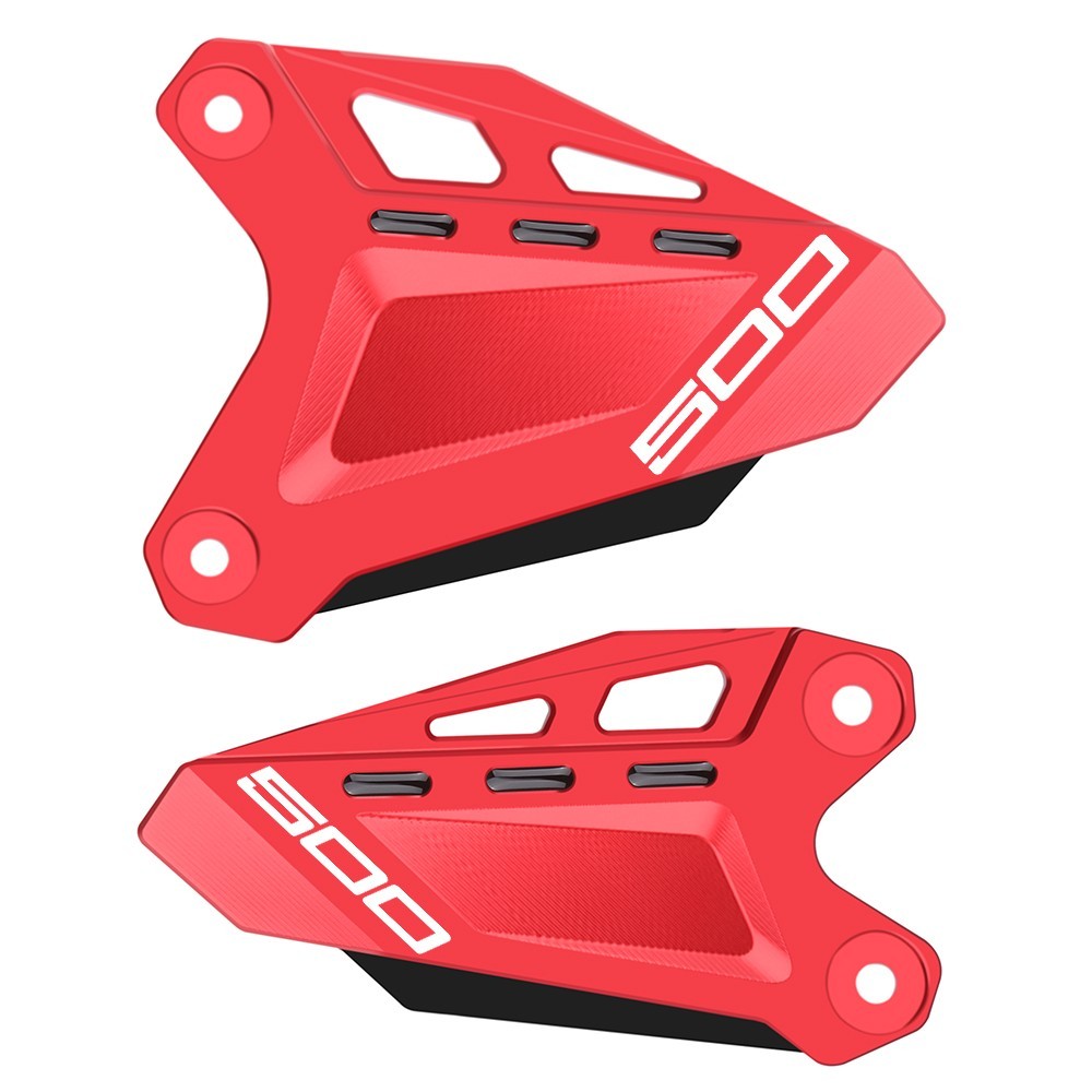 Foot Pegs Heel Plates Guard Protector For Kawasaki Ninja 500 ABS/SE 2024-2025