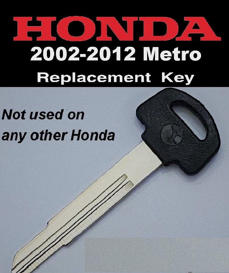 2002-2012 Honda Metro Metropolitan Replacement Cut to Code Key A00-A99 B00-B99