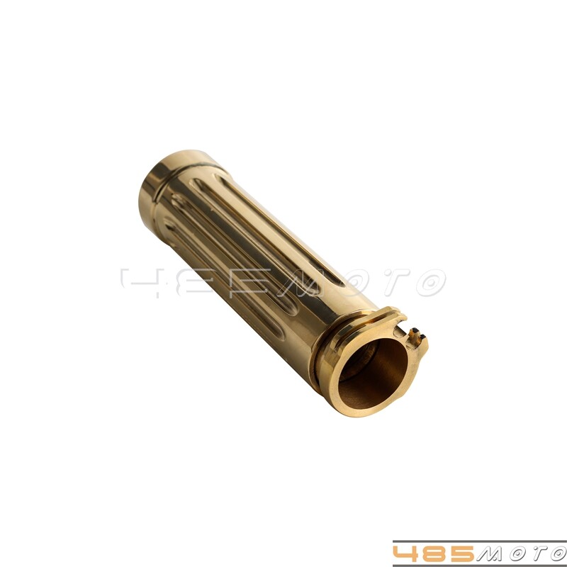 Pair Brass 1″ Hand Grips Left & Right for Harley-Davidson Dyna Softail Touring