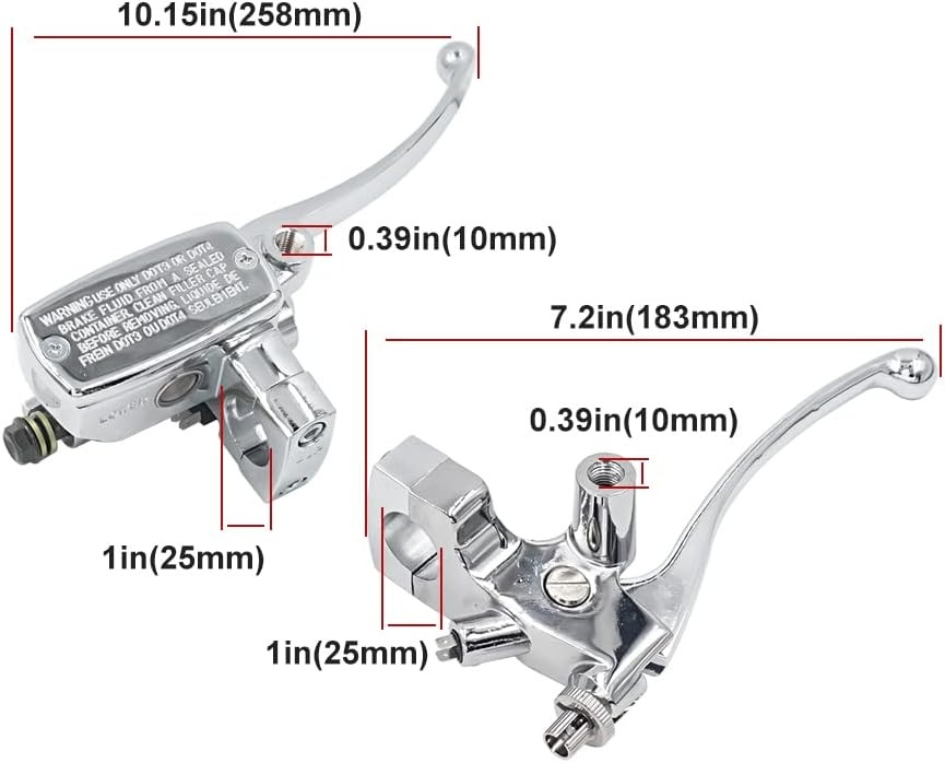 Brake Master Cylinder Clutch Lever for Honda VT600/750 VT1100/1300 VTX1300 VF750