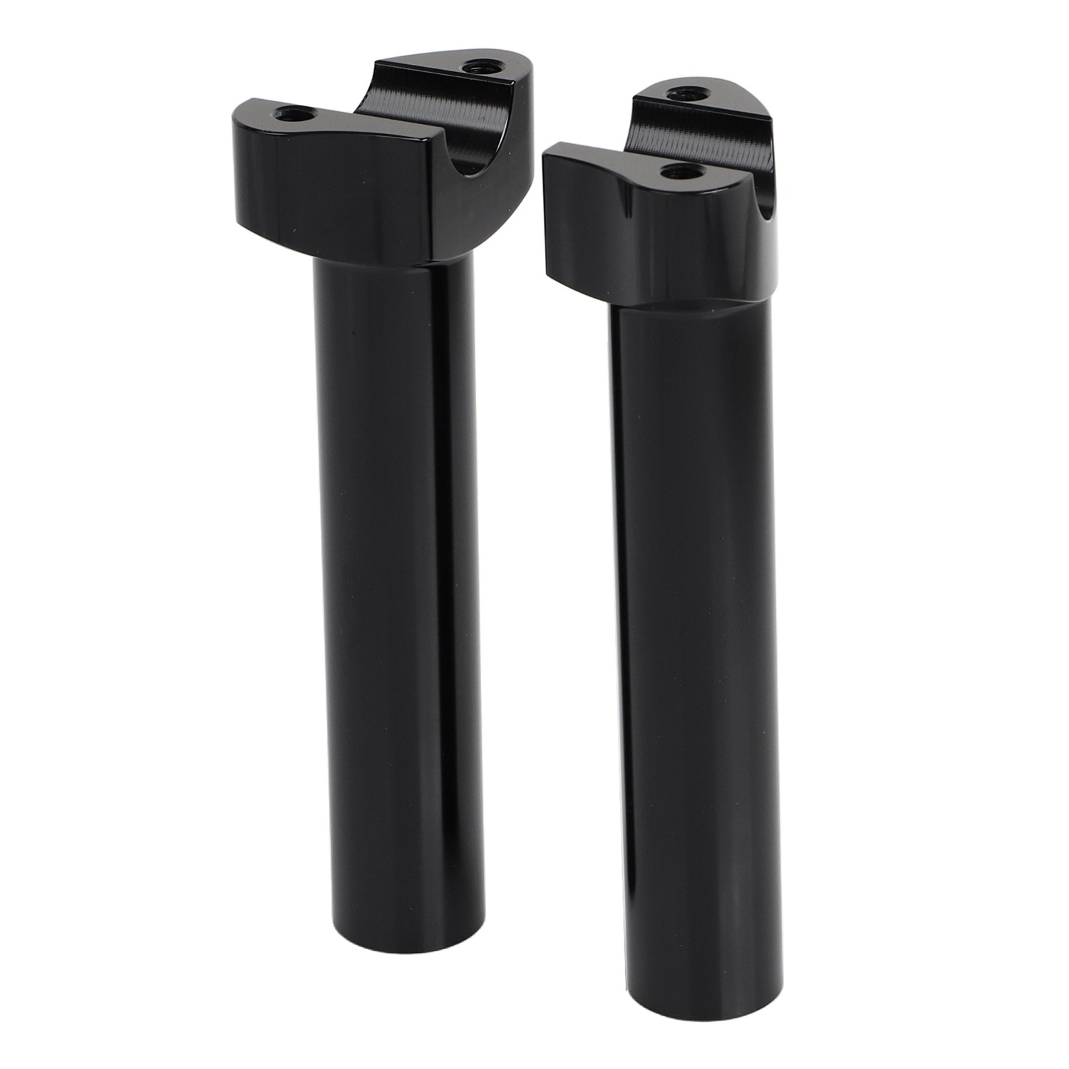 Black 6.5″ Handlebar Risers For Harley 1″Bar Road Glide King FLTRU FLHR FLHRC US