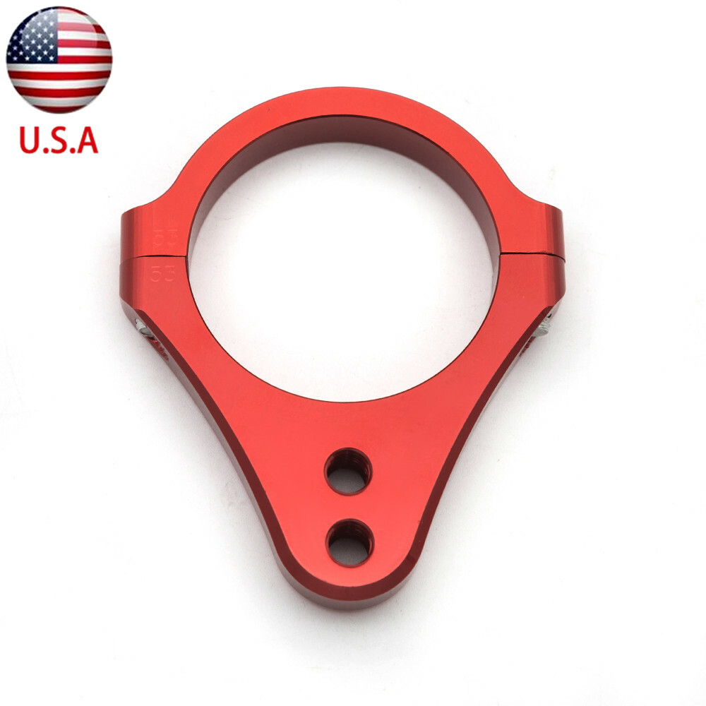 Universal Motorcycle Steering Damper Fork Frame Mounting Clamp Bracket 35-54mm