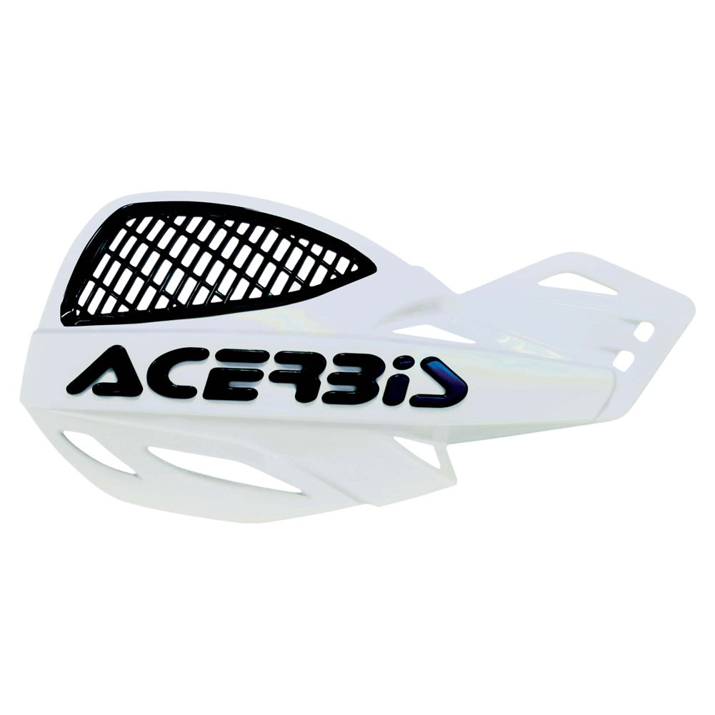 Acerbis Uniko Vented Handguards White/Black For Motorcycle Dirt Bike Enduro