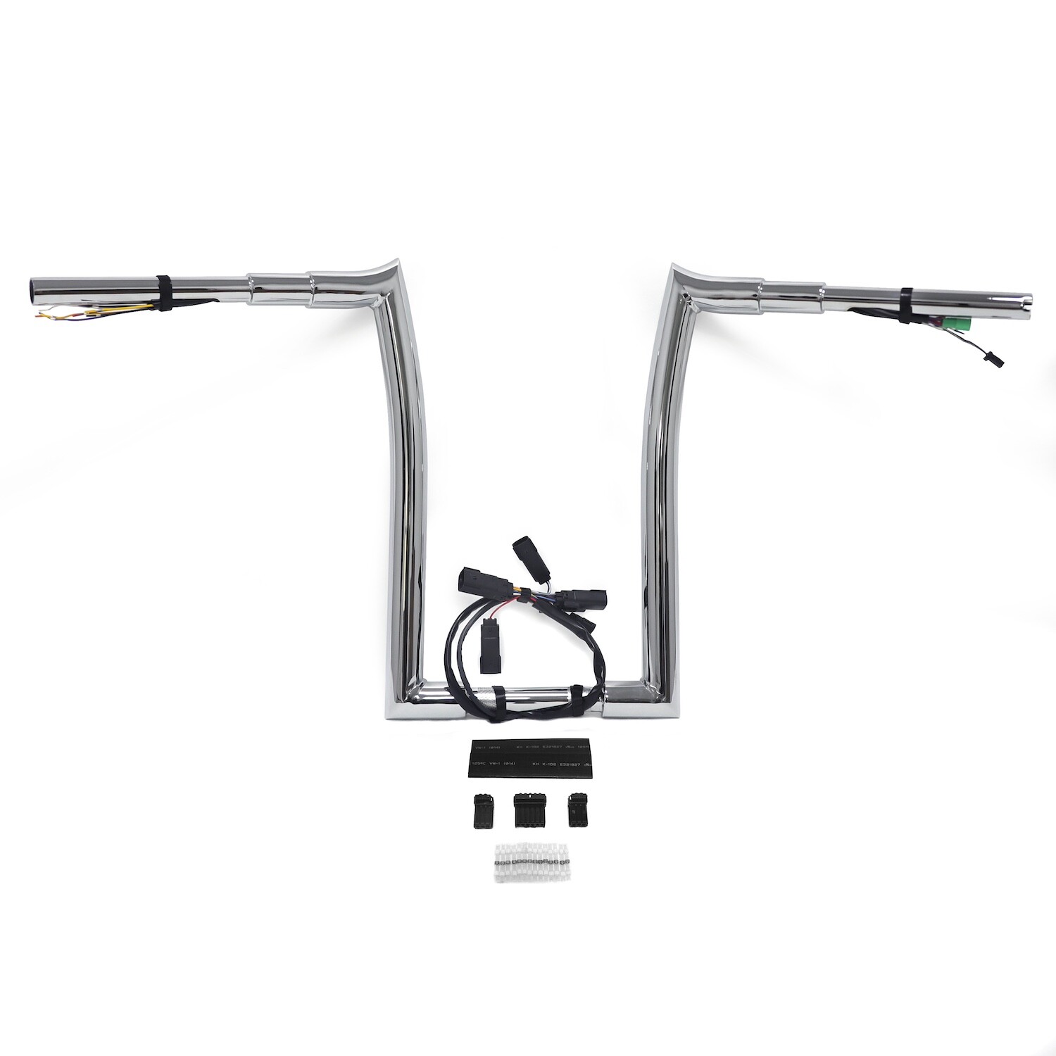 Chrome 16″ Rise Prewired 32mm Handlebar For 08-13 FLHRC Road King Classic (Spike