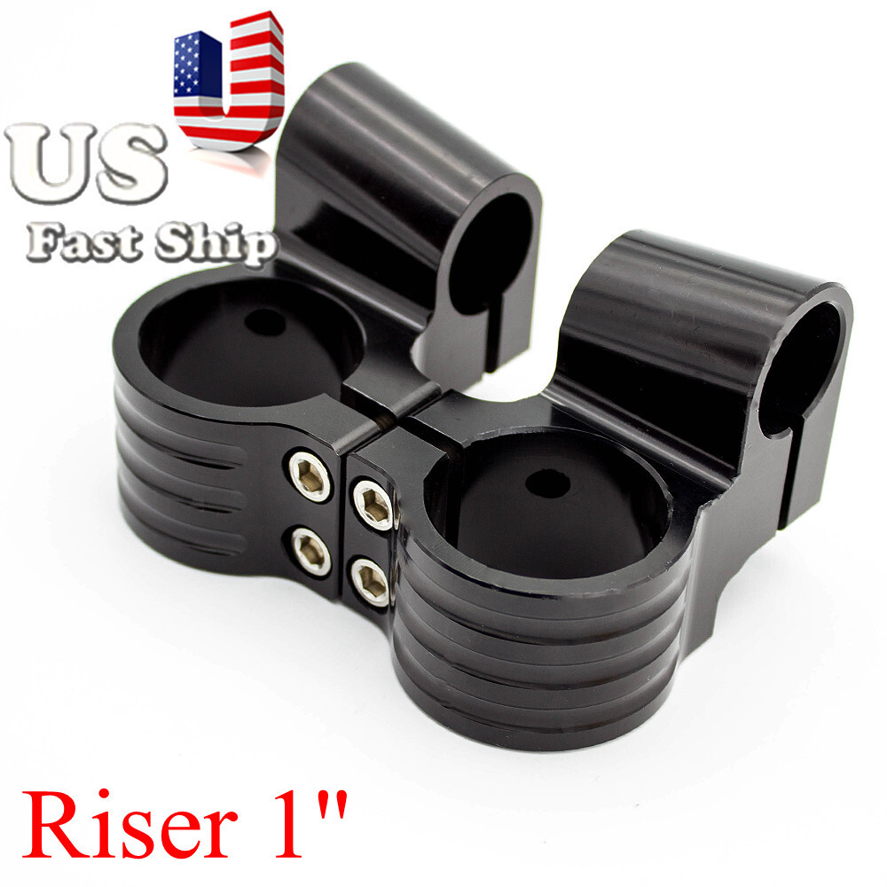 CNC Regular/Riser 31-54mm Fork Replacement Clip on Handlebar Tube Clamp Aluminum