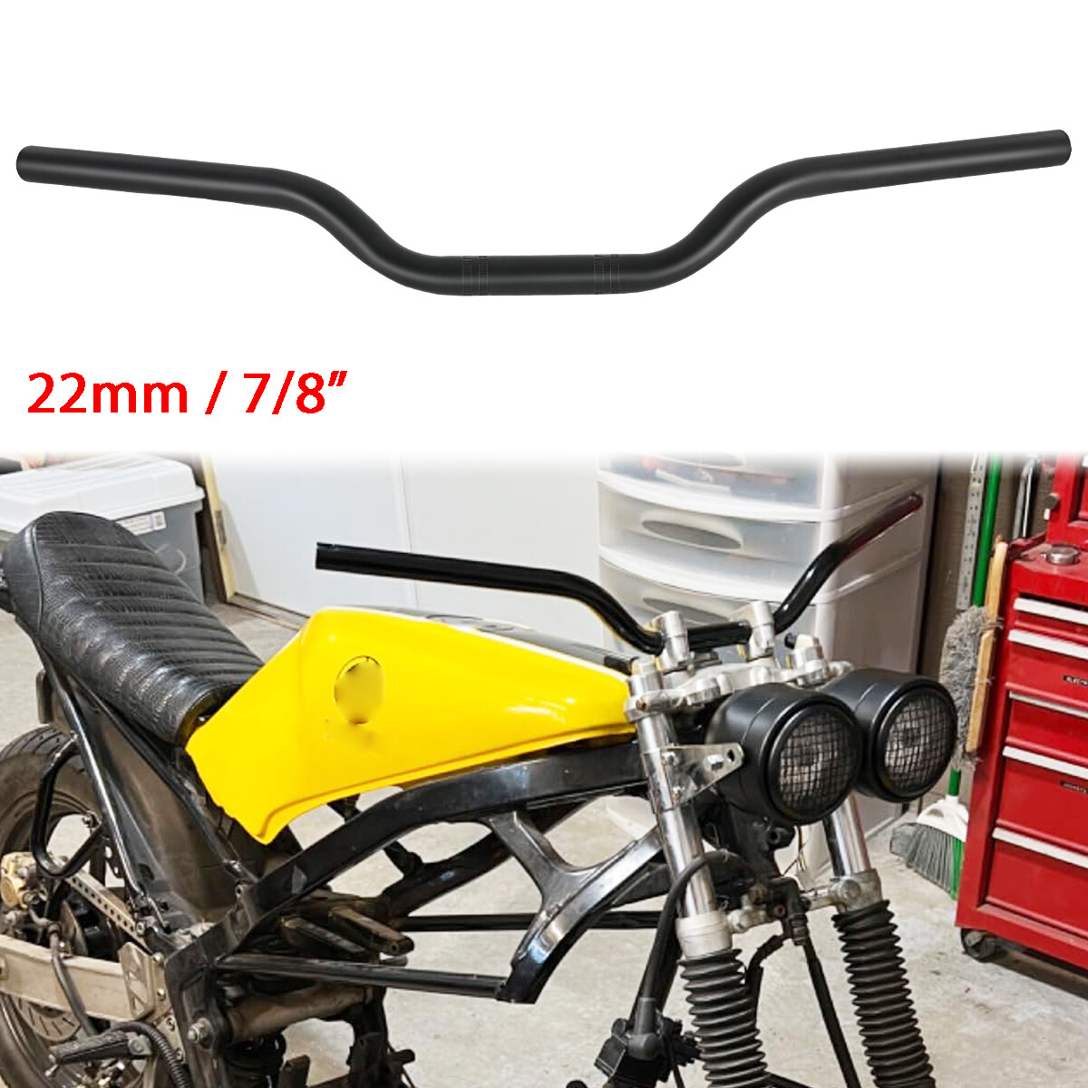 7/8″ 22mm eBike Dirt Bike Handle Bar Drag Rise Handlebar Tracker For Super 73 S2