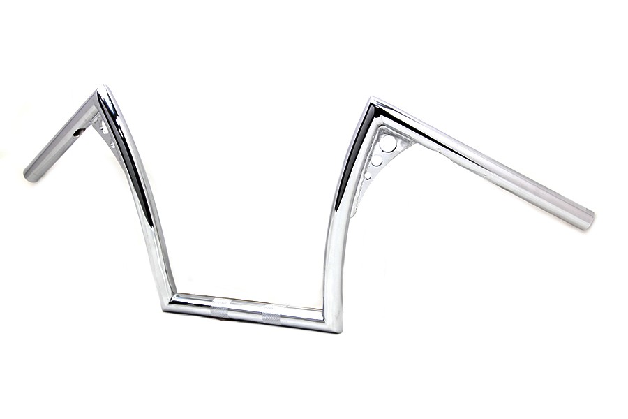 12 inch Z-Bar Handlebar with Indents fits Harley Davidson