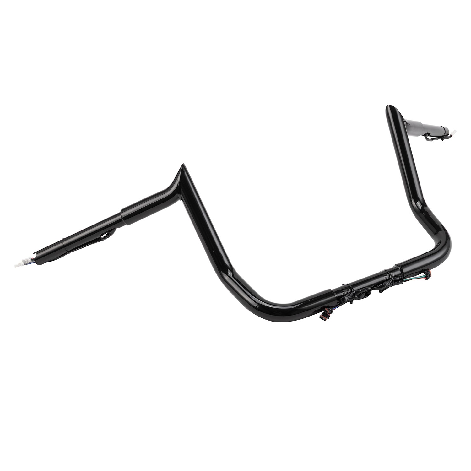 Pre-Wired 12″ Inch Meathook Ape Hanger Handlebar for Harley Electra Street Glide