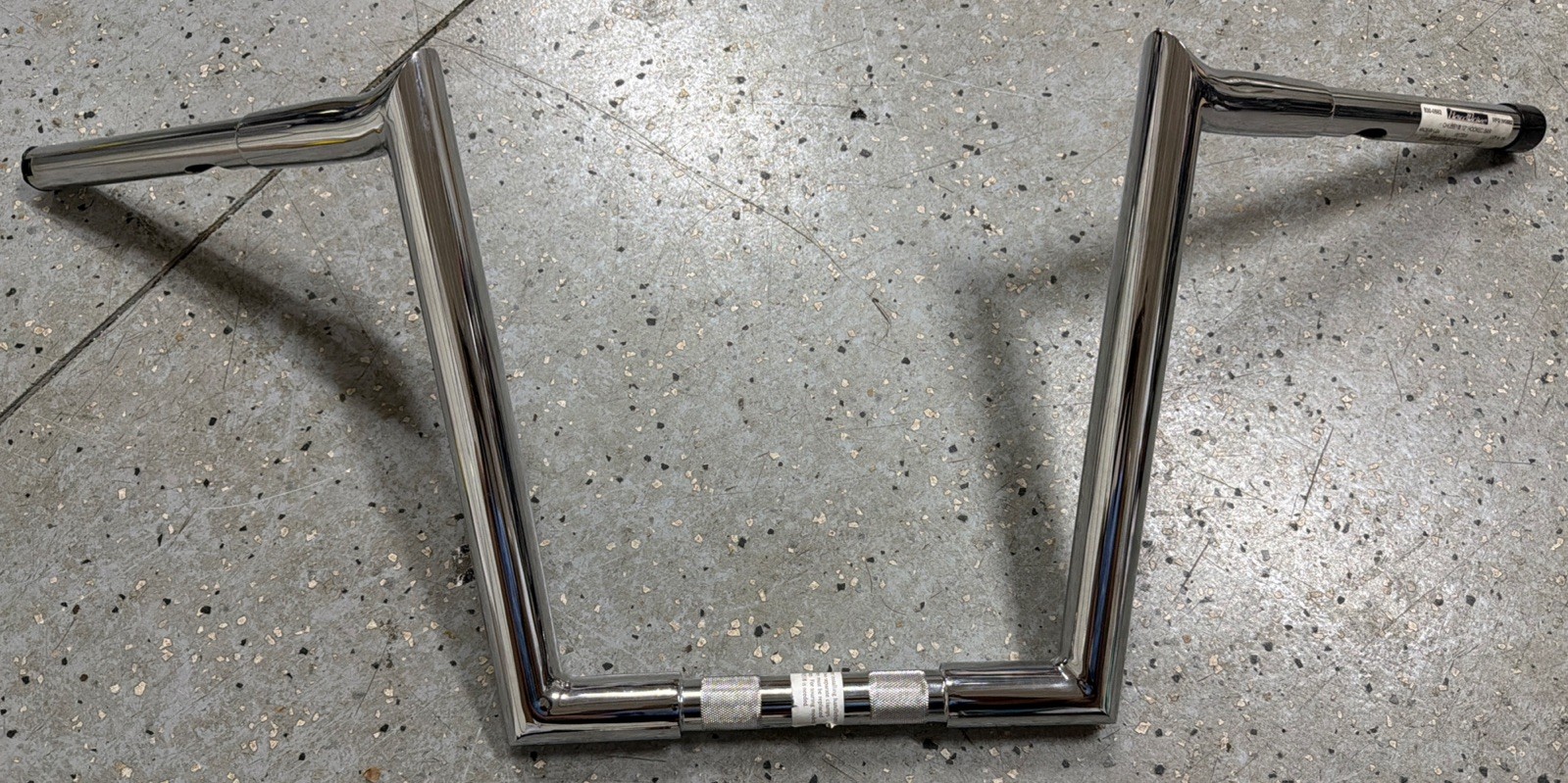 Wild 1 WO582 1-1/4in. Chubby Hooked Handlebar, 12in. Chrome