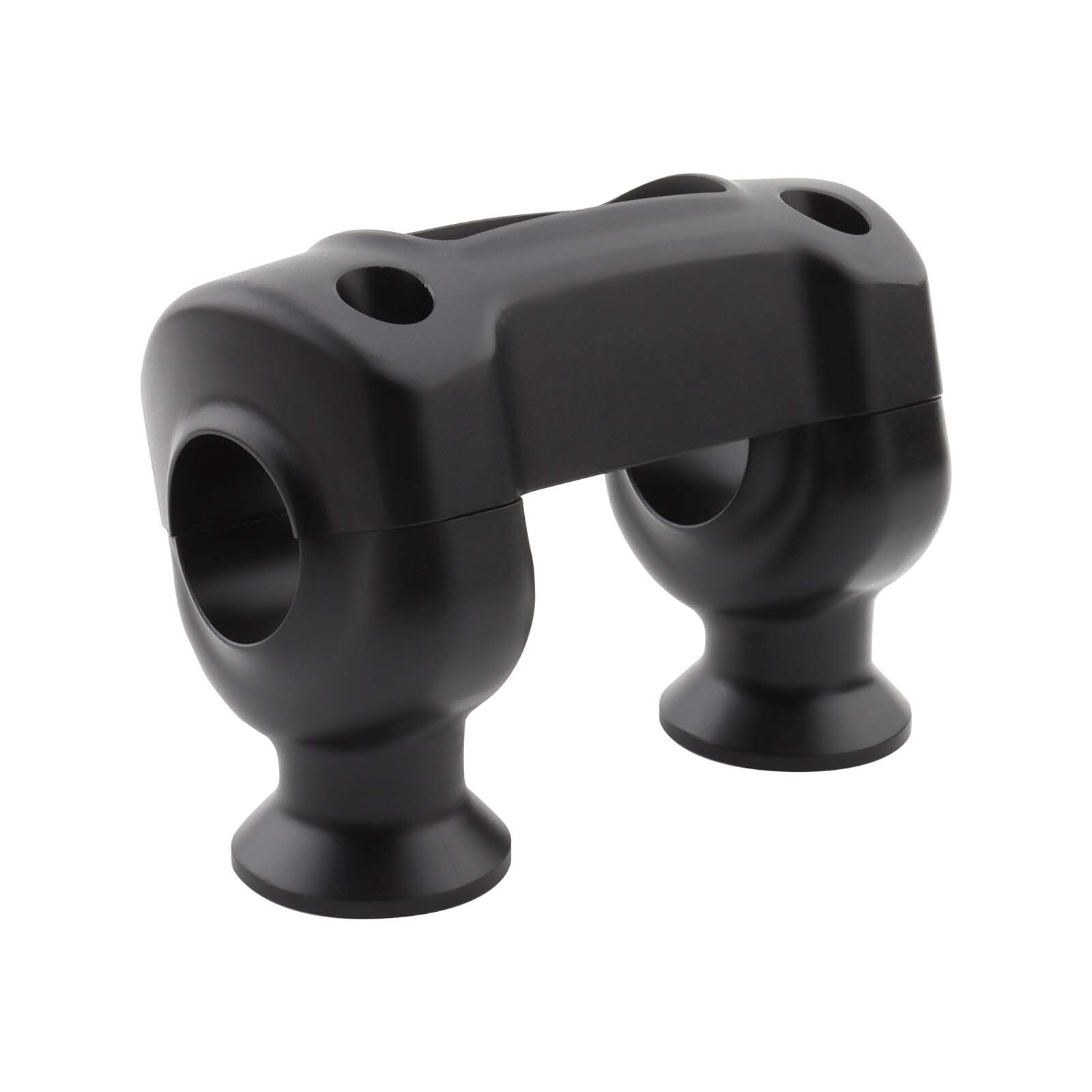 Black Handlebar Riser 1.25″ Clamp Mount For Harley Softail Street Bob FXBB 18-23