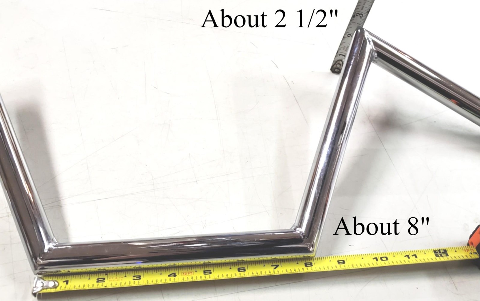 7/8″ MINI CHOPPER BARS Motorcycle Handlebars Chrome Custom Chopper Bobber 7″