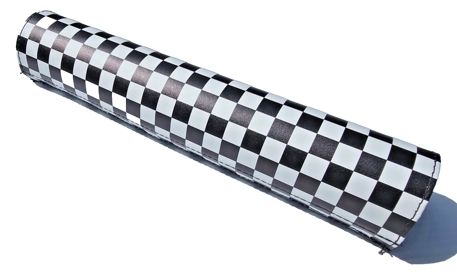 Checkered Flag Vintage Design Motorcycle Bar Pad 12″ Matte Finish