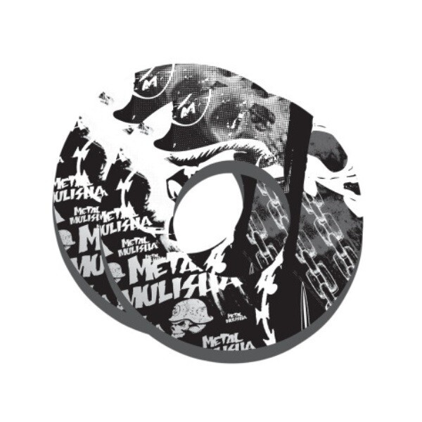 Factory Effex® 14-67950 – Moto Grip Donuts – Metal Mulisha White/Black