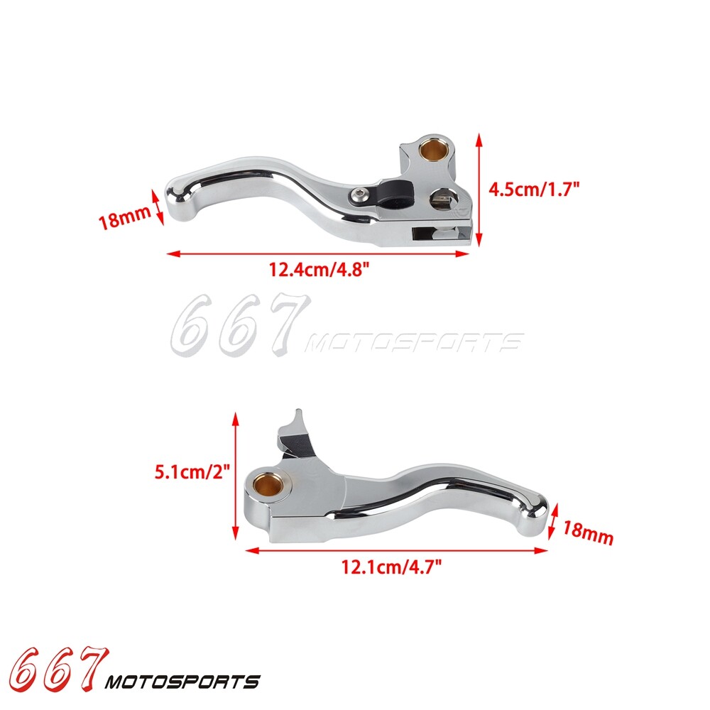 For Harley Dyna FXD Street Bob FXDB Low Rider 1996-2017 Hand Brake Clutch Levers