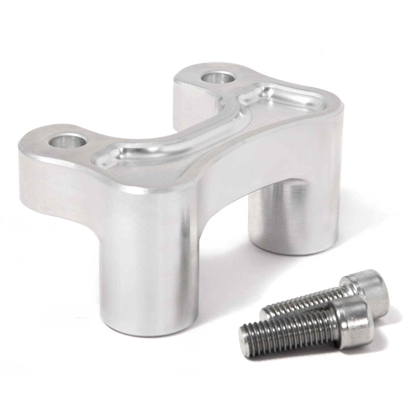 Polished Handlebar Riser Pull Back Plate For Harley Road Glide FLTRX 2015-2024