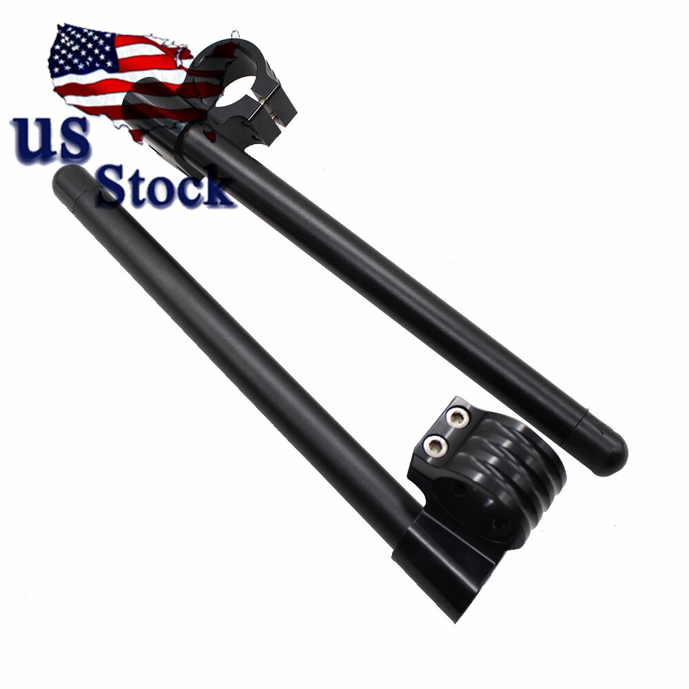 Aluminum 7/8″ 22mm Motorcycle Vortex Clip On Ons Handle Bars Handlebars Tube