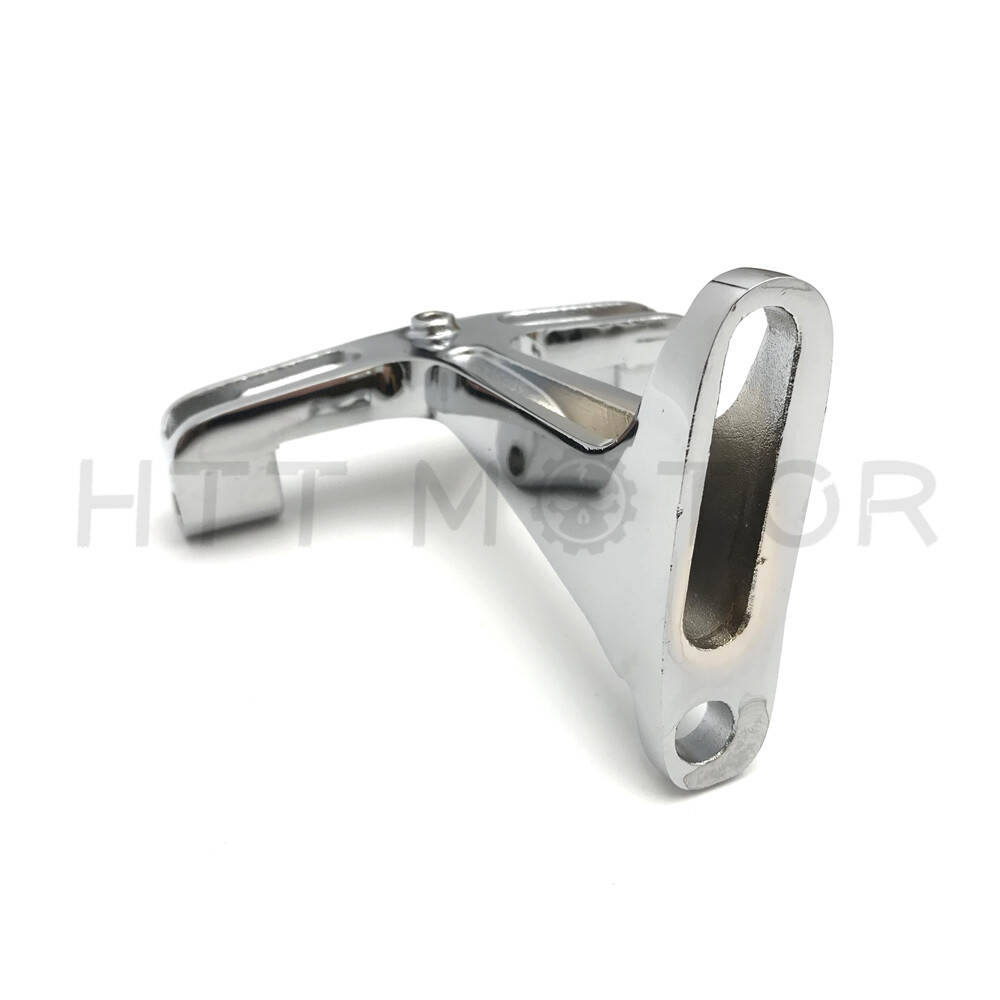 Chrome Passenger Footboard Floorboard Mounting Bracket For 1993-2019 Touring Tri