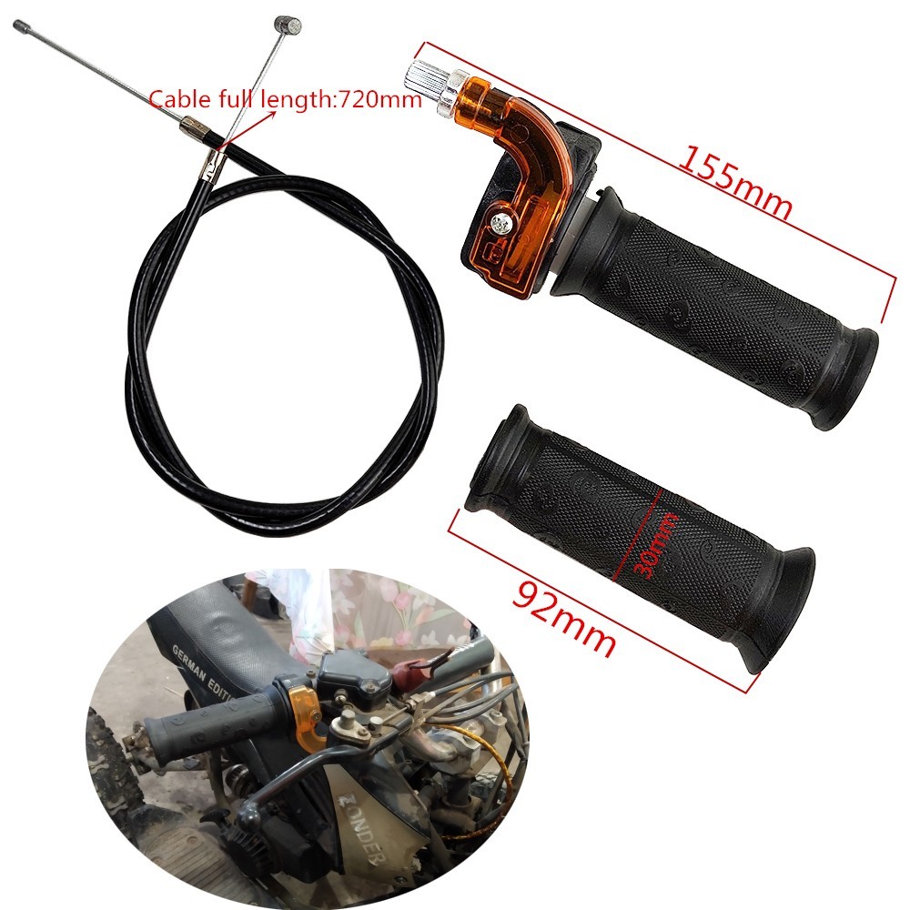 Motorcycle Gas Carburetor Control Throttle Cable Twist Handle Grip Handle Cover