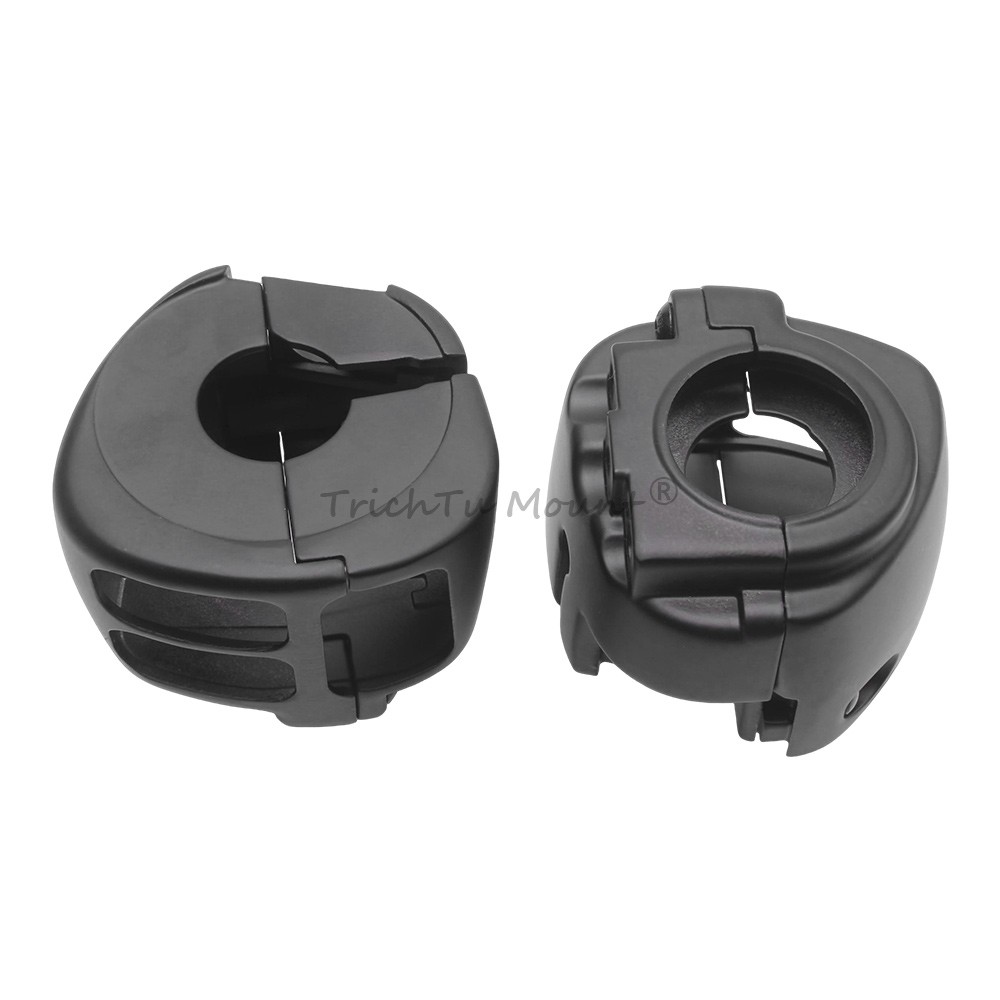 Matte Black Handlebar Switch Housings Cover For Harley Softail Heritage Classic