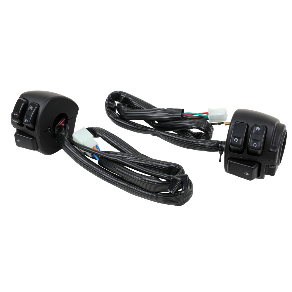 1″ Handlebar Hand Grips & Control Switches Kit For Harley Sportster XL 883 1200