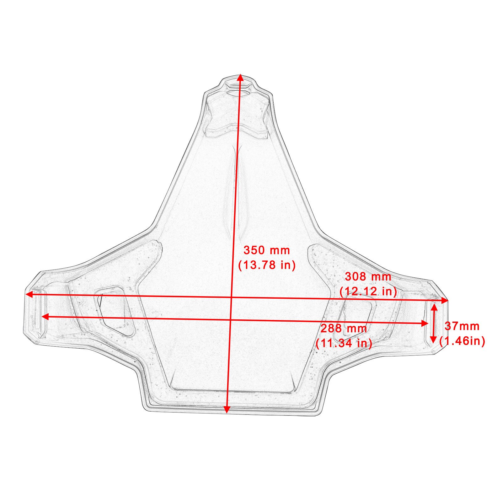 Rear Seat Cover For BMW F900R F900XR 2020-2024 Passenger Pillion Fairing Cowl