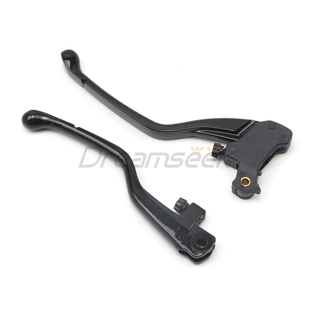 2pcs Handlebar Clutch Lever Brake Lever for BMW F650GS F700GS F800R F800GT Black