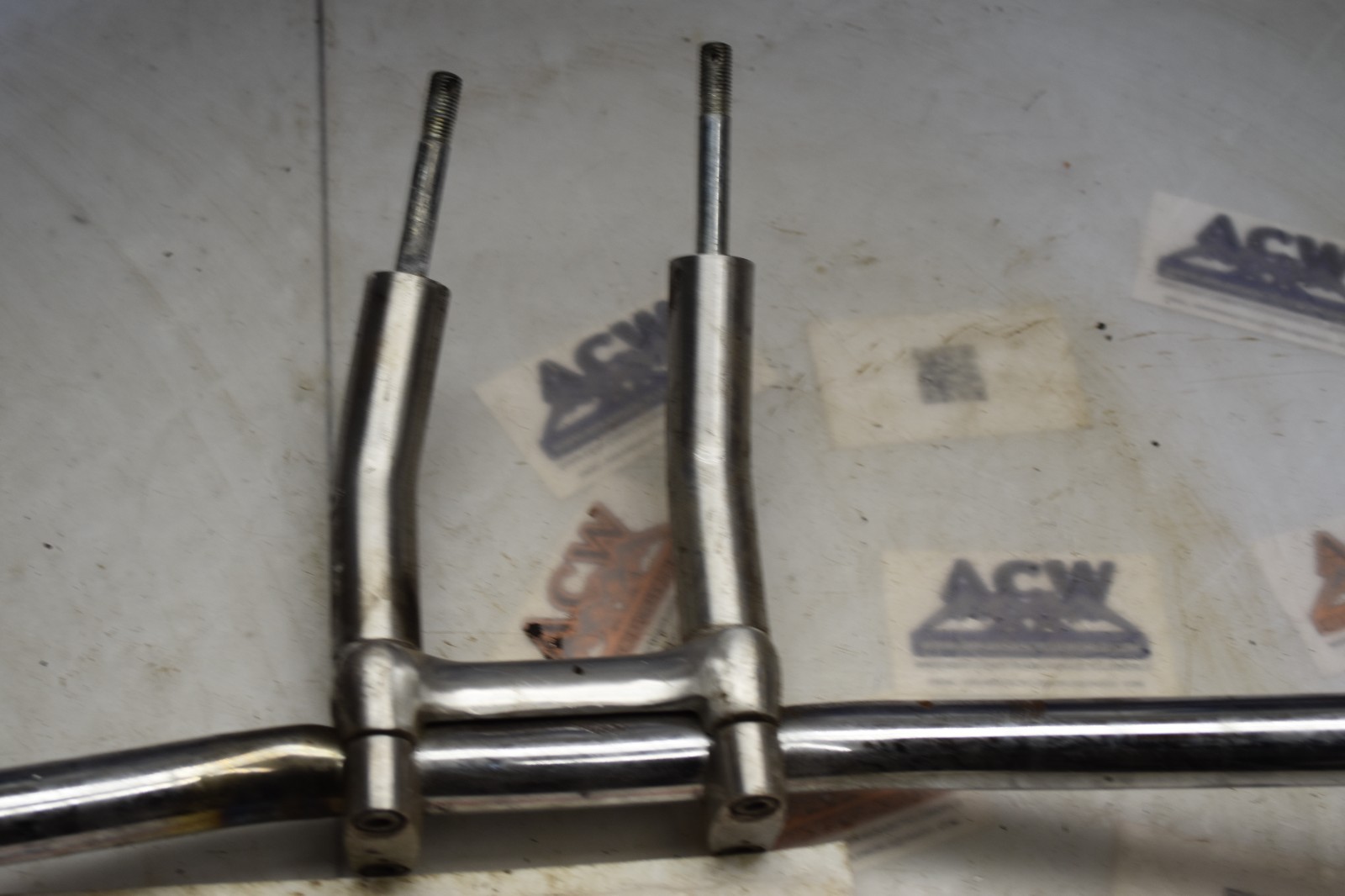 S1-6 Handlebar W Riser Bent Handle 04 Suzuki Savage LS650 LS 650 Free Us Ship