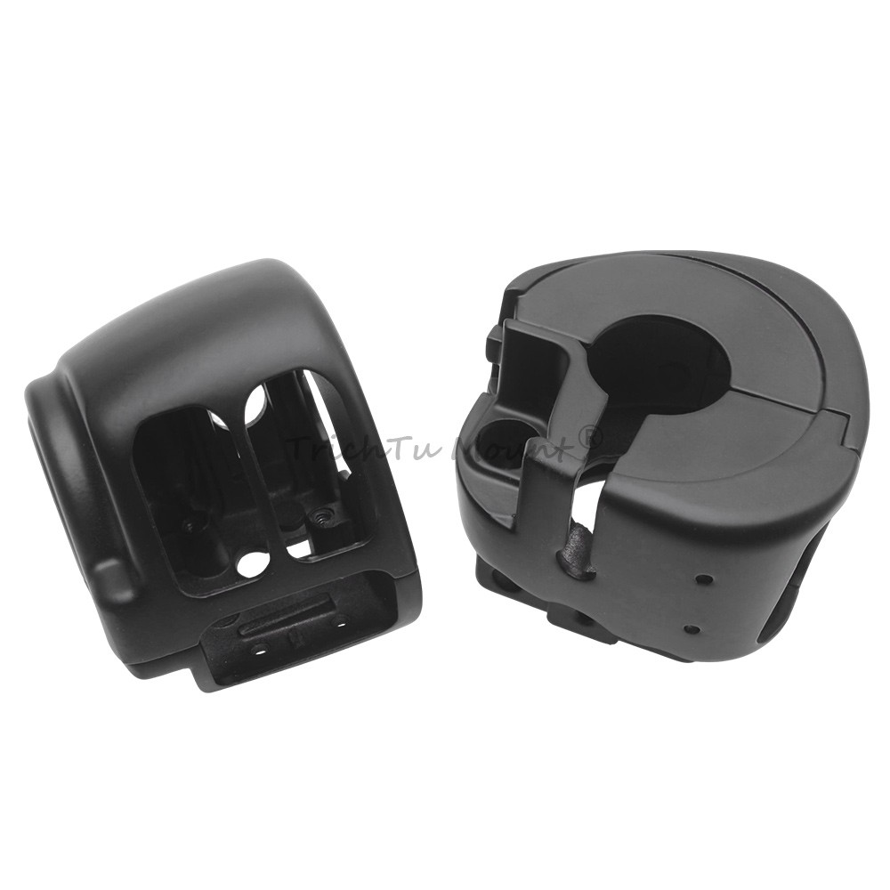 Matte Black Handlebar Switch Housings Cover For Harley Softail Heritage Classic