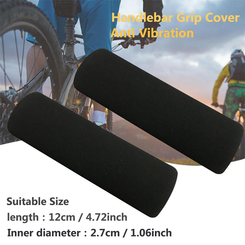 Handlebar Grip Covers Sponge Foam Anti-slip Protection For Motorcycle Motorbike