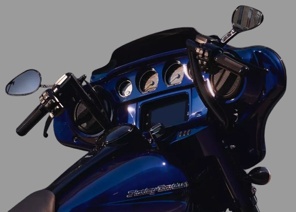 oem Harley-Davidson Batwing Chizeled Handlebar 12″ Ape 1.25 Gloss Black 55800863