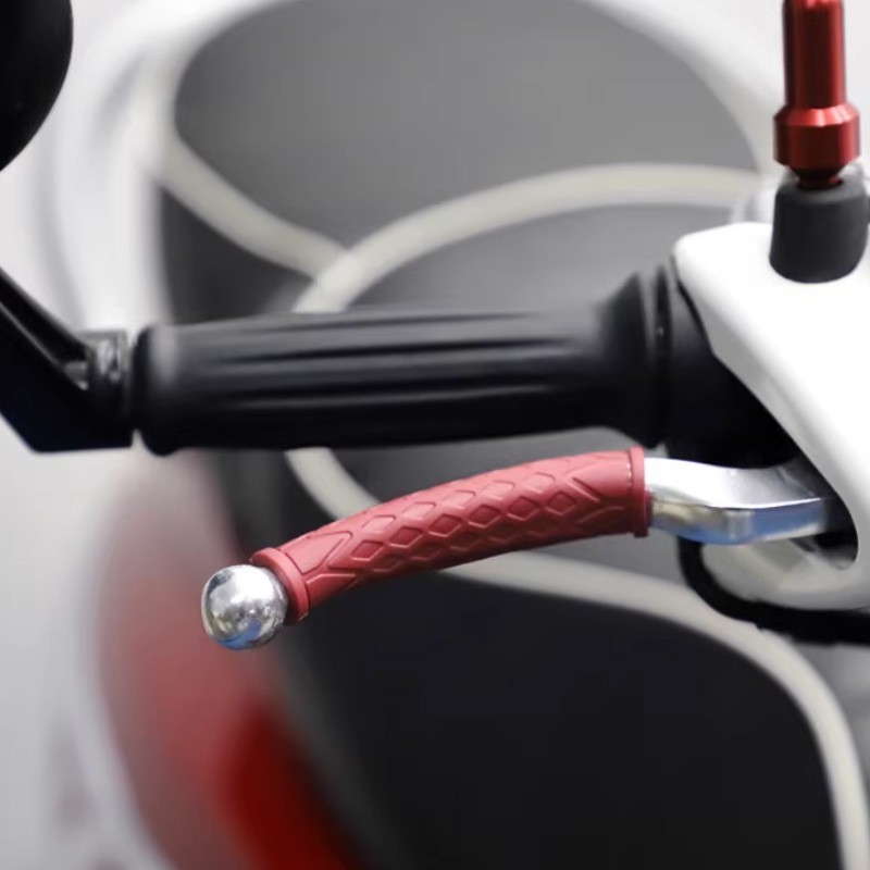 1 Pair Rubber Motorcycle Brake Clutch Lever Covers Anti-Slip Handlebar Grips