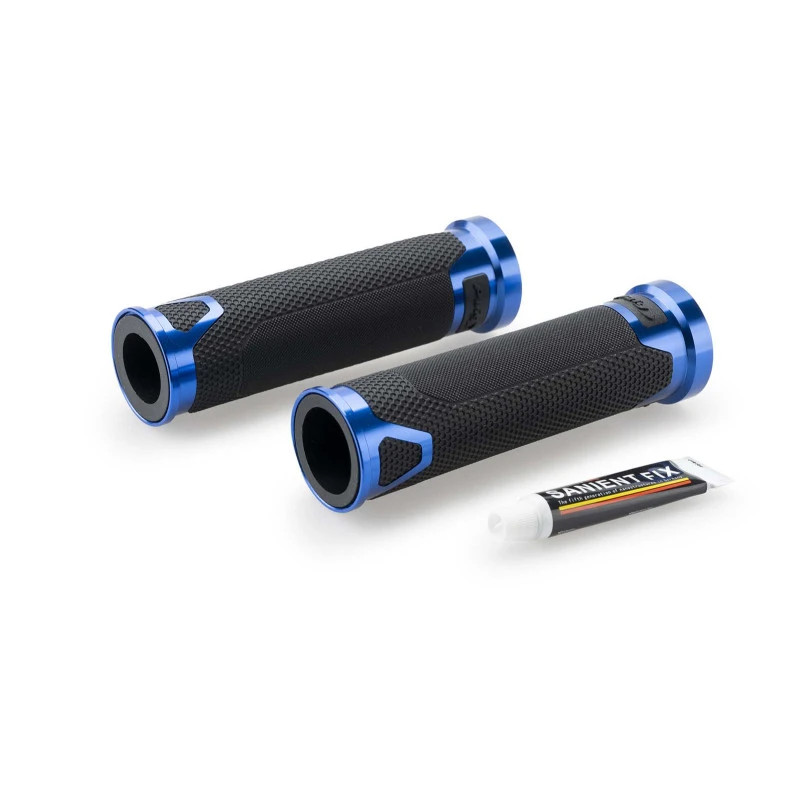PUIG GRIPS REVVING MODEL, COLOUR BLUE – Length: 123mm.