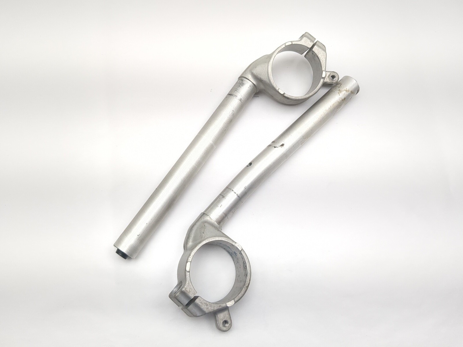 09-14 Yamaha YZF R1 Front Left & Right Handlebar Clip-Ons BENT 14B-26121-00-00