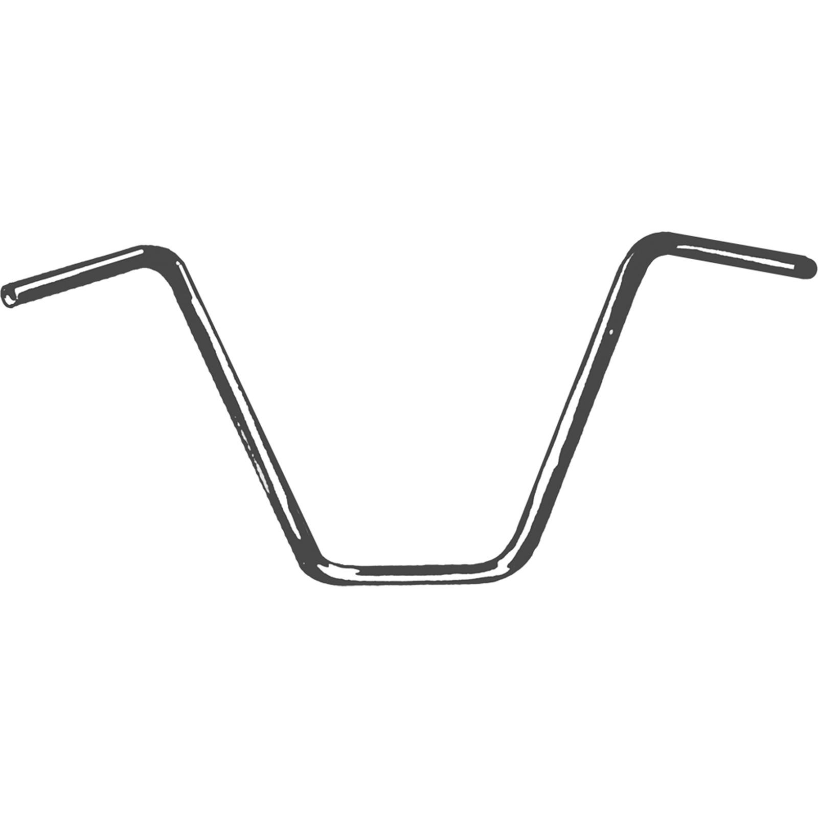 Emgo 1″ Handlebar Ape Hanger 14″ Rise 07-12505