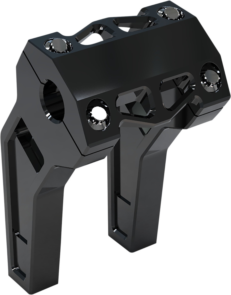 LA Choppers Risers 6″ – 1″ Clamping Black Anodized Pullback #LA-7471-06B