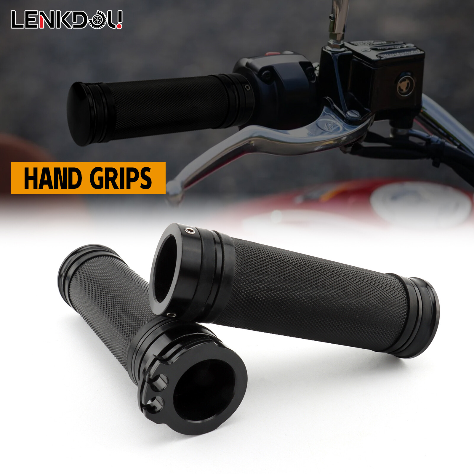 22mm 7/8″ Handlebar Handle Bar Hand Grips For Harley Street XG500 XG750 15-20