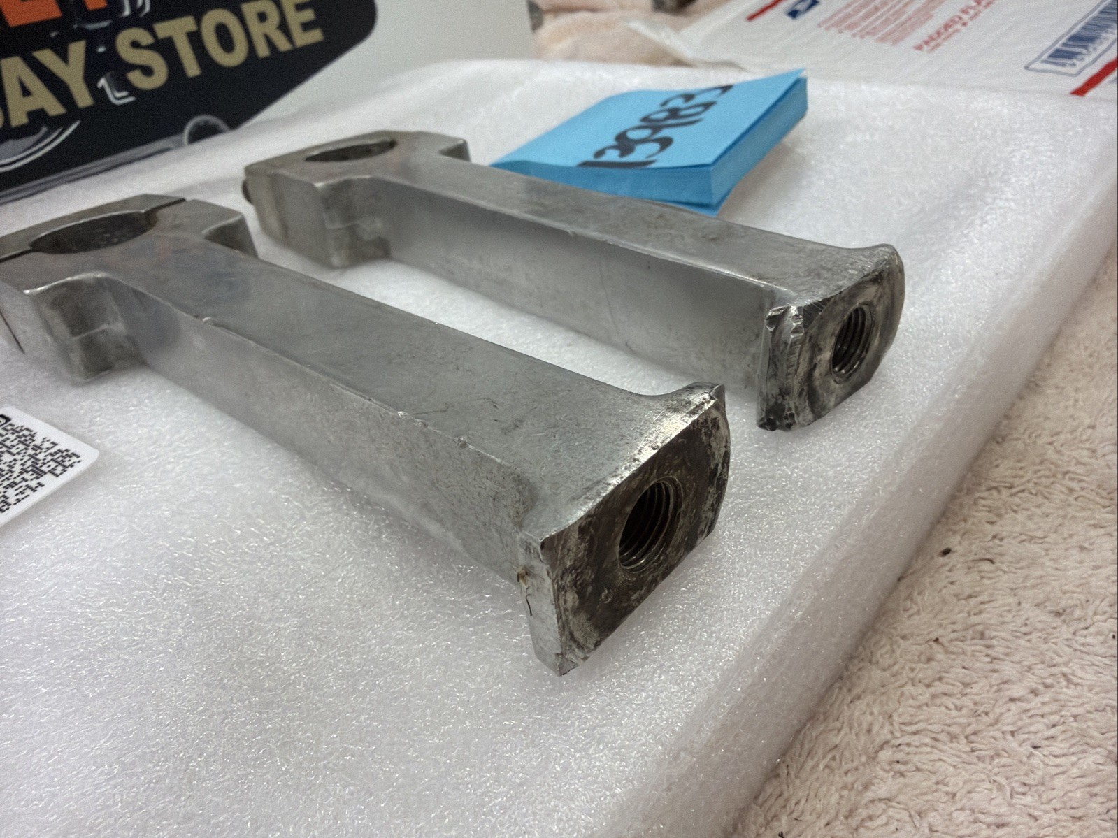 Harley Vintage 1” Riser Handlebar Chopper 6” Tall Shovelhead Girder Springer Pan