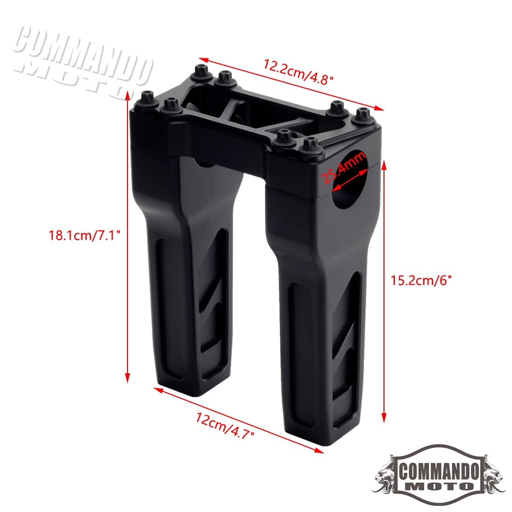 Club Style 1″ Handlebar Riser for Harley FLHR Dyna Sportster 1200 883 1999-2022