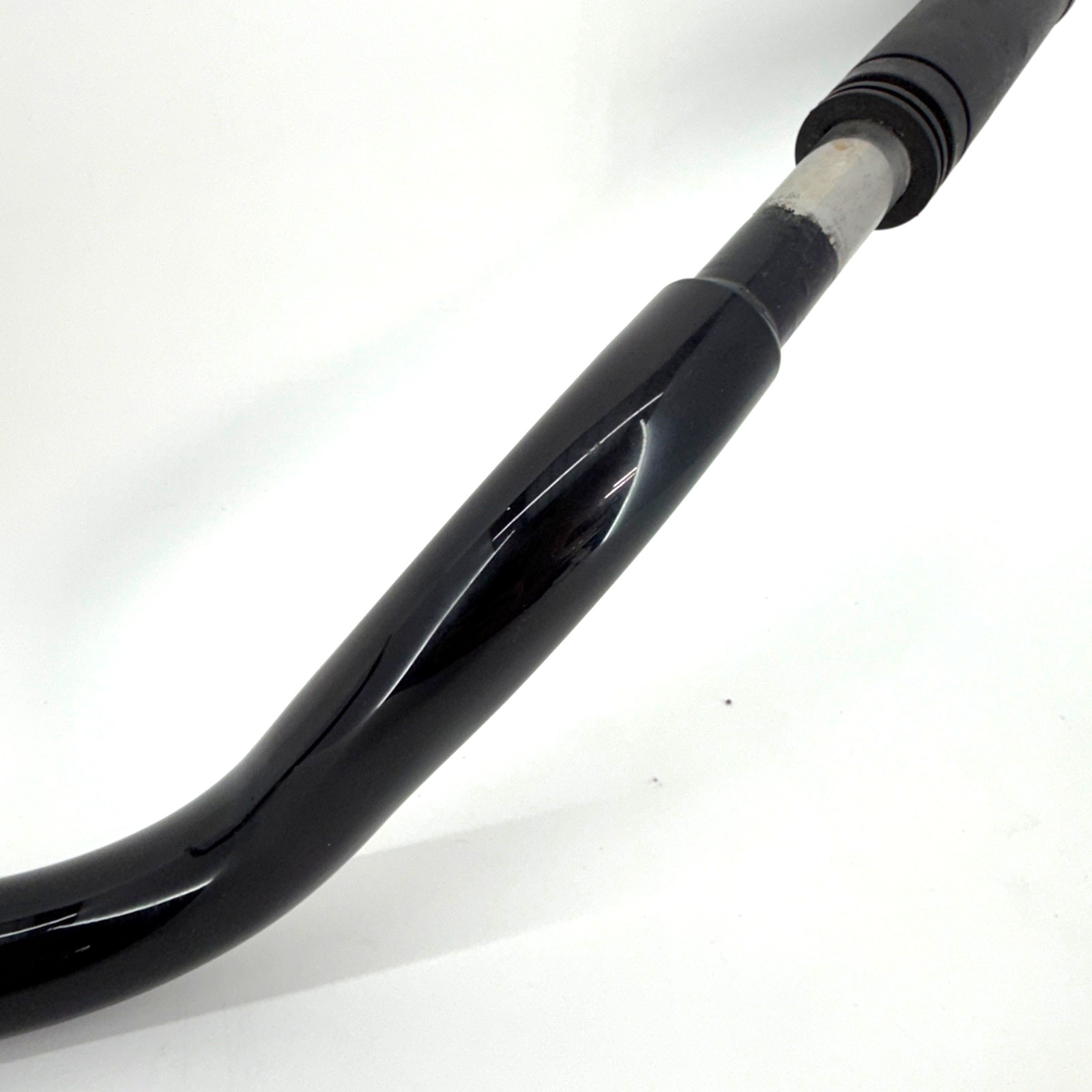 OEM 18-24 Harley Fat Boy 1.25″ Gloss Black Handlebars 55801-244 30th Anniversary