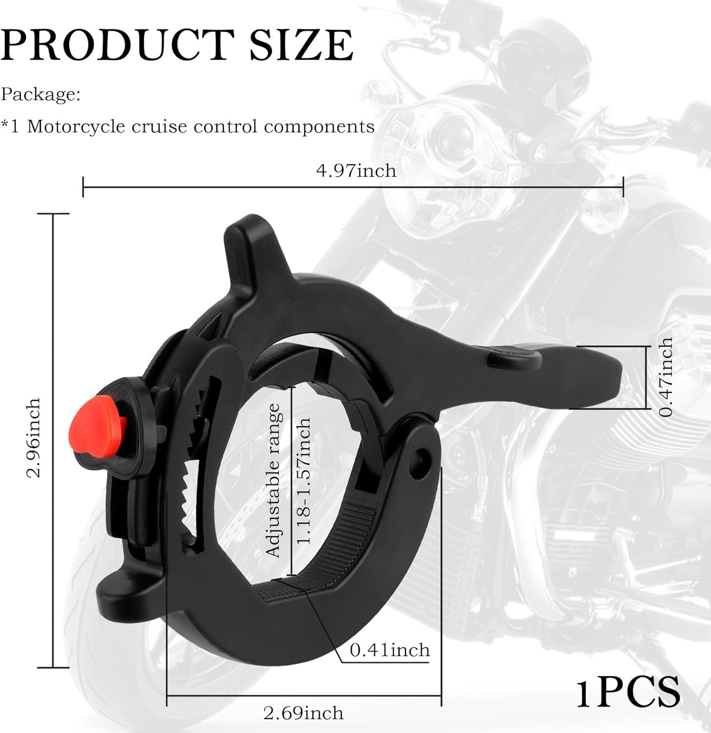 Durable Waterproof Motorcycle Throttle Lock with Cute Design – Long Ride Comfort
