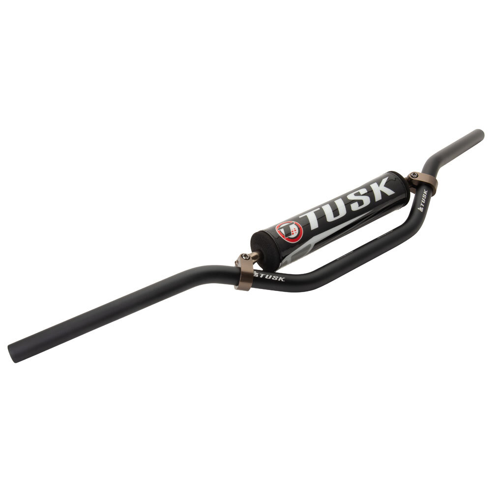 Tusk T-10 Aluminum 7/8″ Handlebar KX High Bend Black Dirt Bike Handlebars