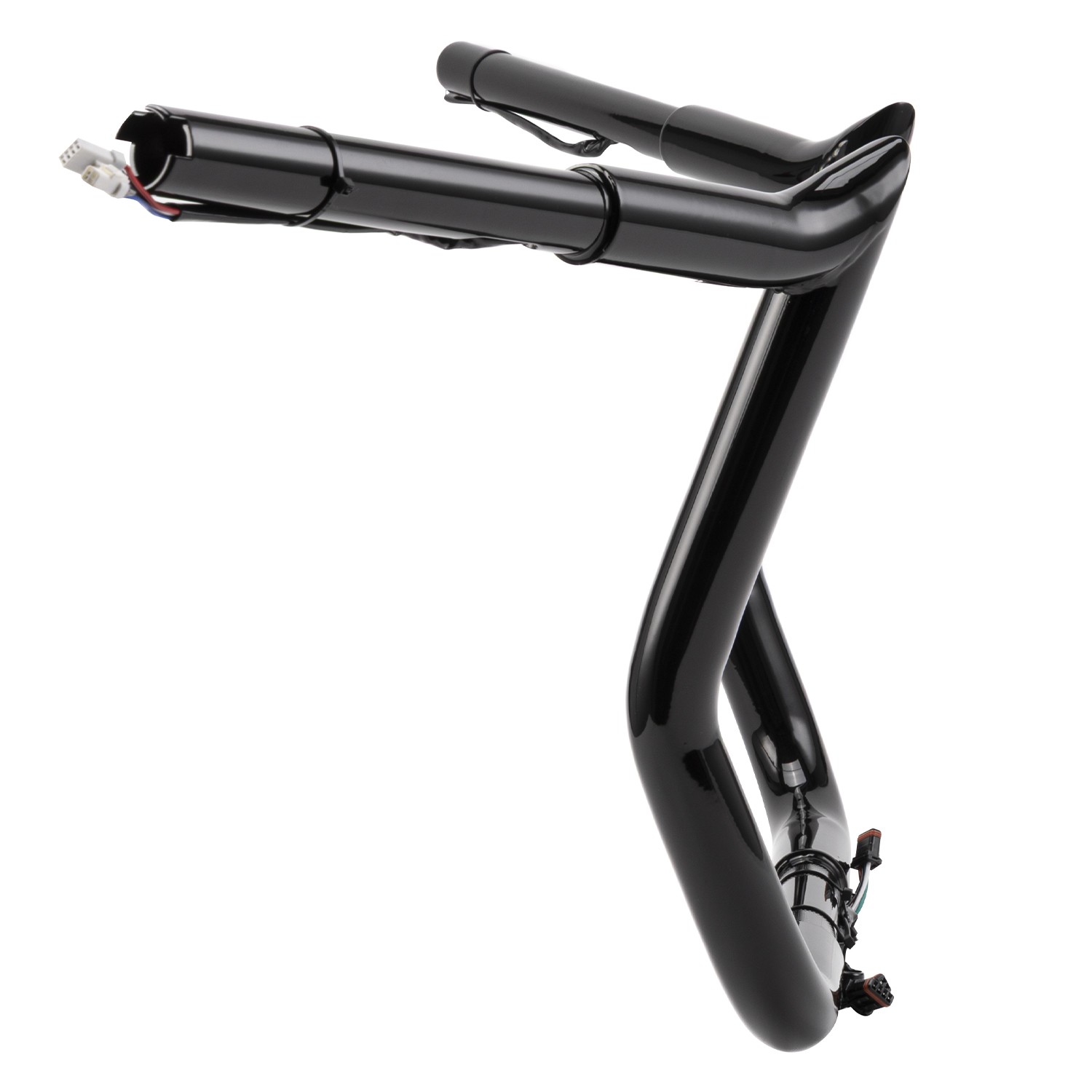 PRE-WIRED 12″ Meathook Handlebar 1-1/4” Fat for Harley Street Glide 2014-2026