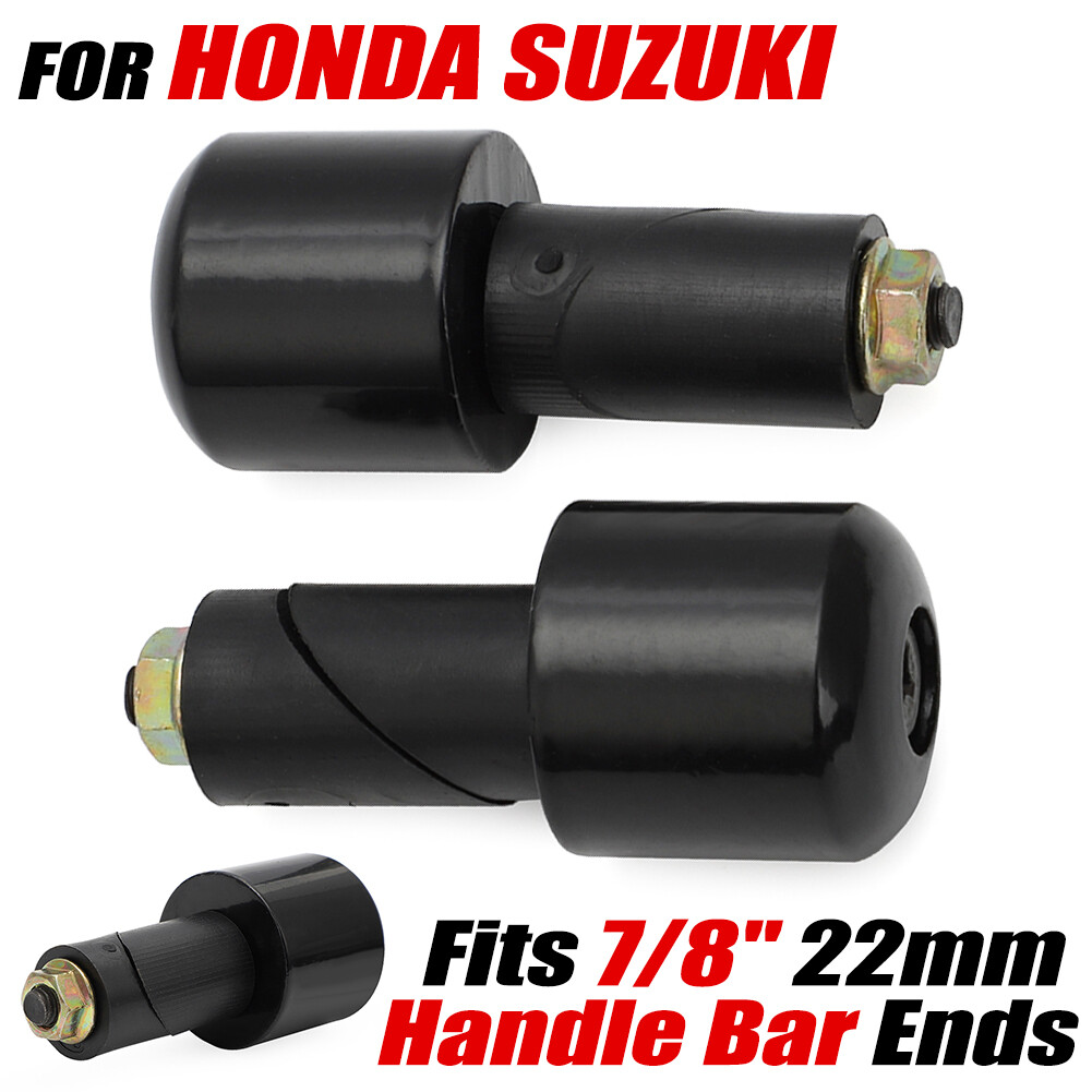 Motorcycle 7/8″ 22mm Handle Bar Ends Heavy Weight Anti Vibration Grip Plug Caps