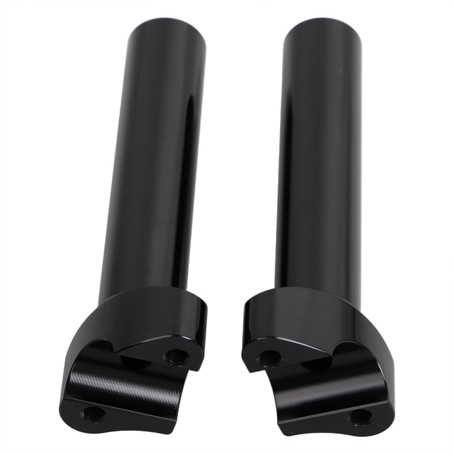 Black 6.5″ Handlebar Risers For Harley 1″Bar Road Glide King FLTRU FLHR FLHRC US