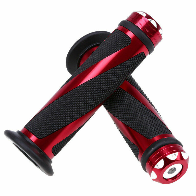 Fit Honda CR125R 7/8″ Hand Grips Handle Bar Throttle Grips None-Slip Gel Rubber